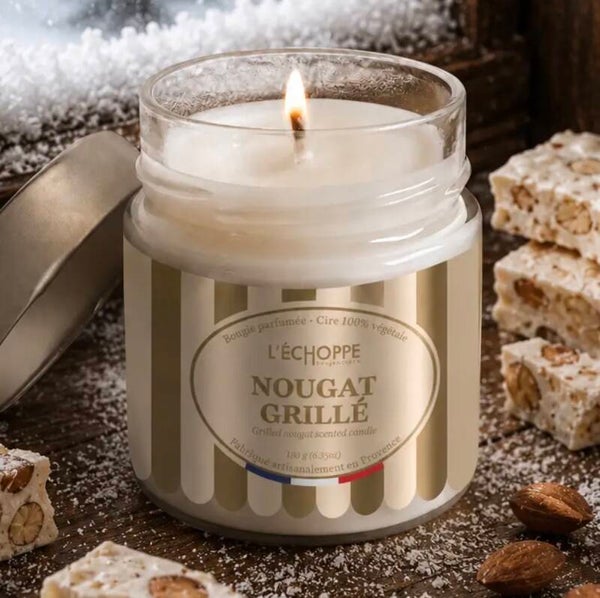 Bougie nougat grillé