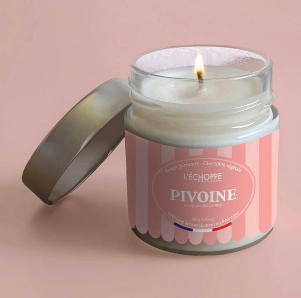 Bougie pivoine