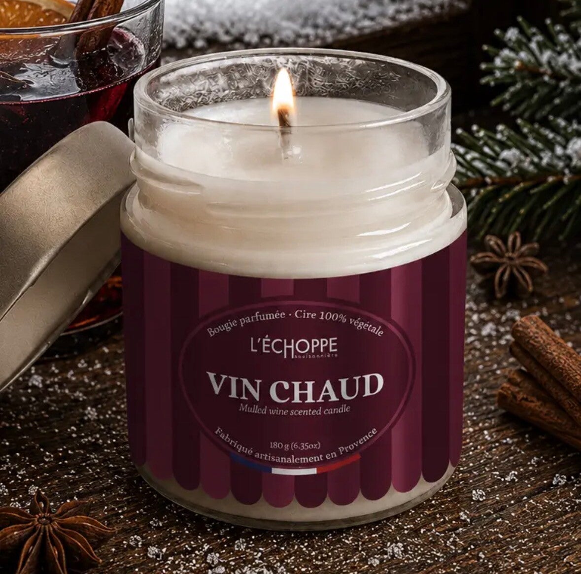 Bougie vin chaud