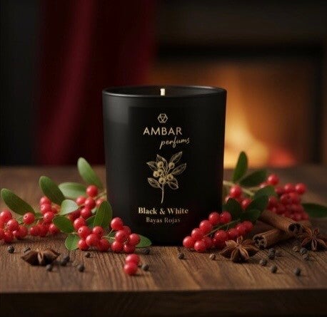 Bougie parfumée baies rouge