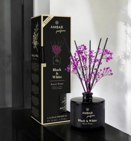 Mikado " black and white " - baie rouge