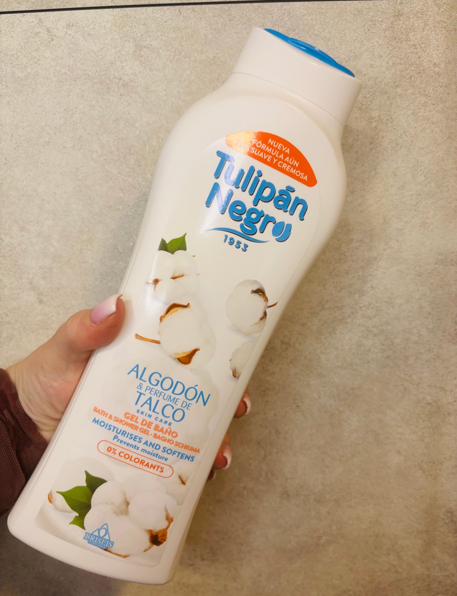 Gel douche et bain - coton et talque