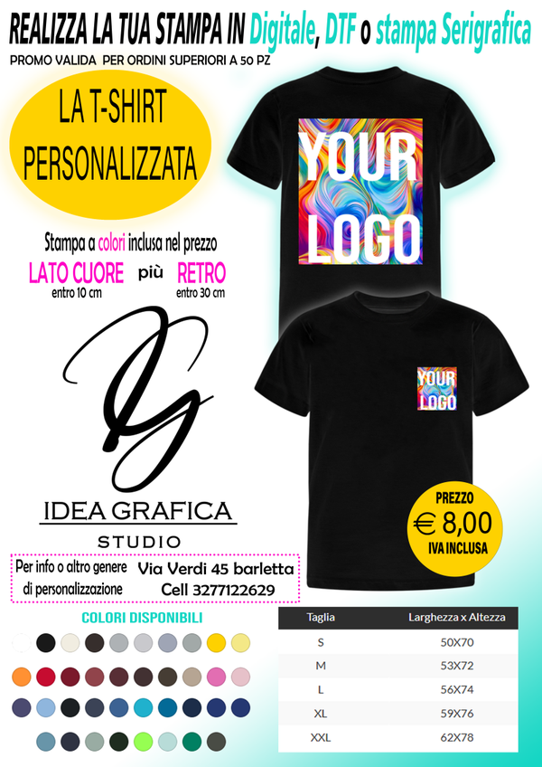 t-shirt personalizzata