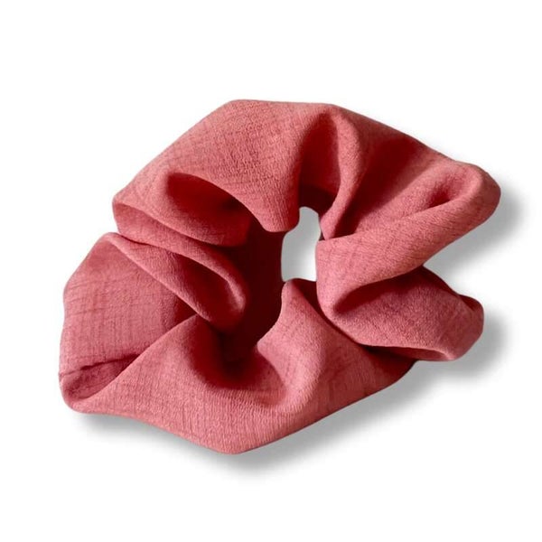 Scrunchie Maxi Linnen Rose