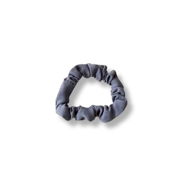 Scrunchie Mini Linnen Blue