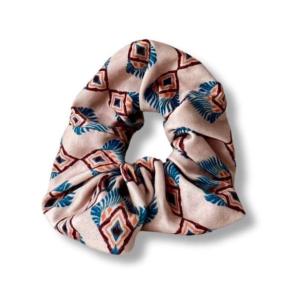 Scrunchie Maxi Etnic Peacock