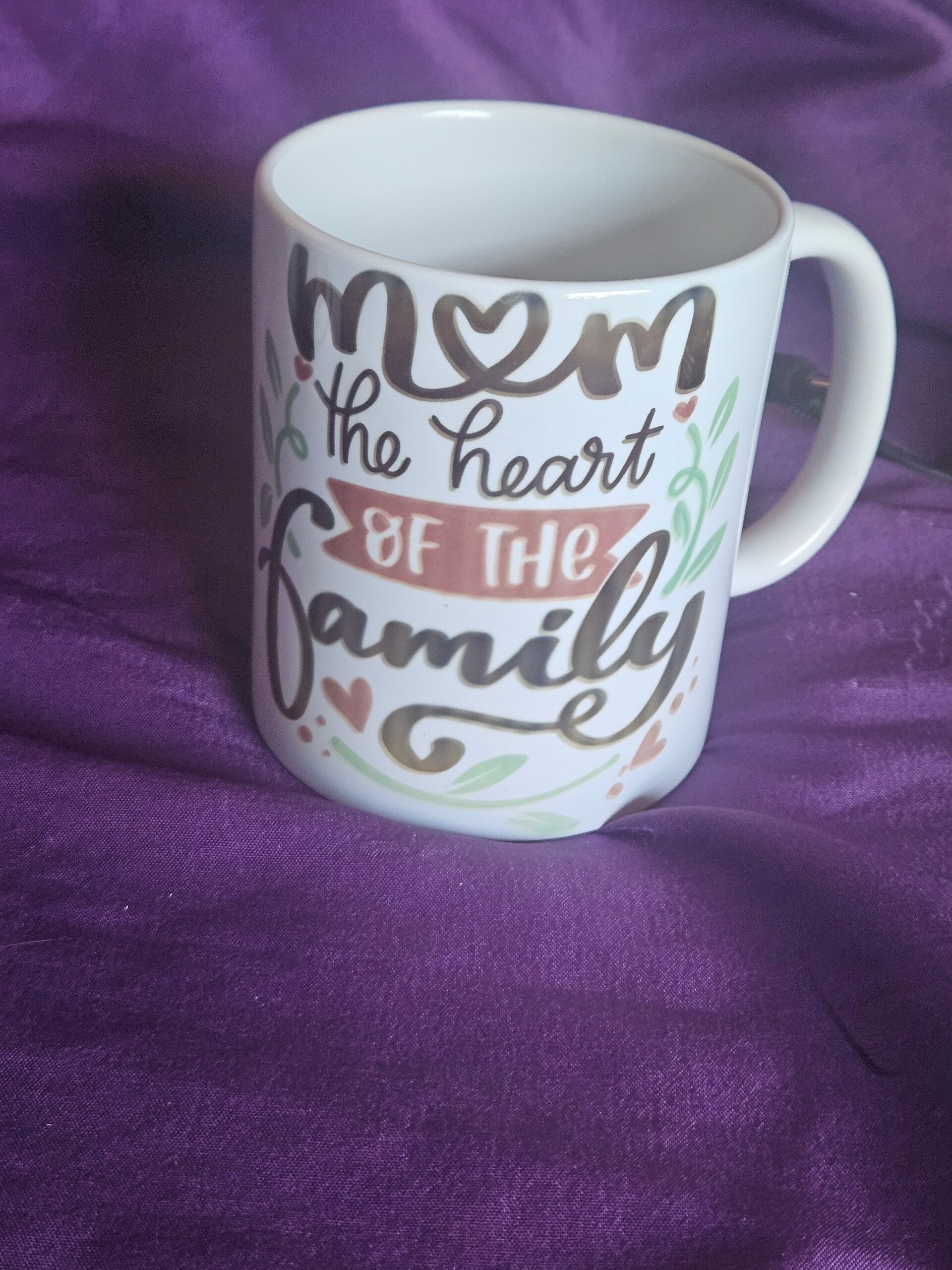 "Mom: The Heart of the Family" 11oz mug