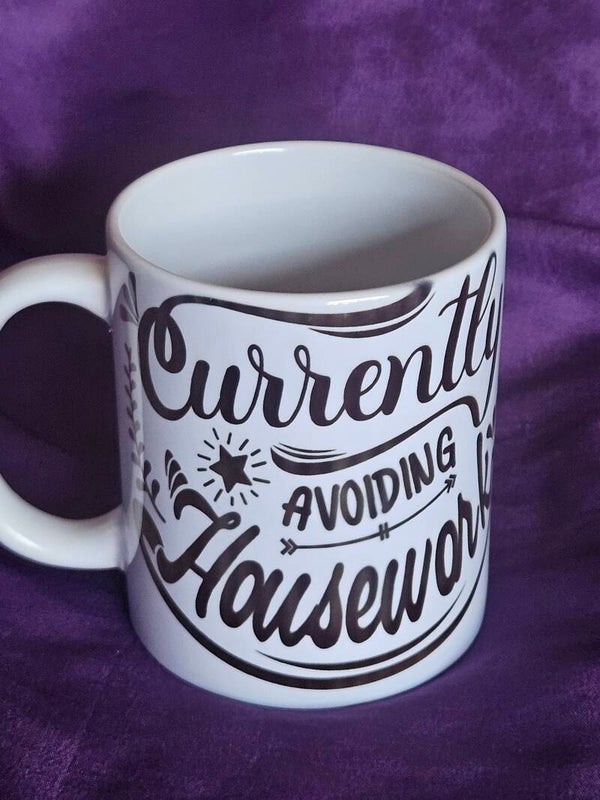 "Currently Avoiding Housework" Funny 11oz Coffee Mug - The Perfect Humorous Gift