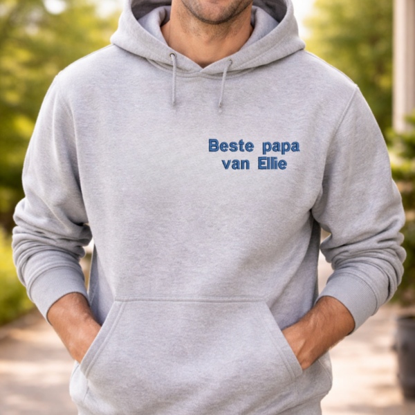 Geborduurde hoodie