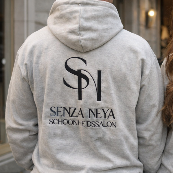 Geborduurde hoodie met logo