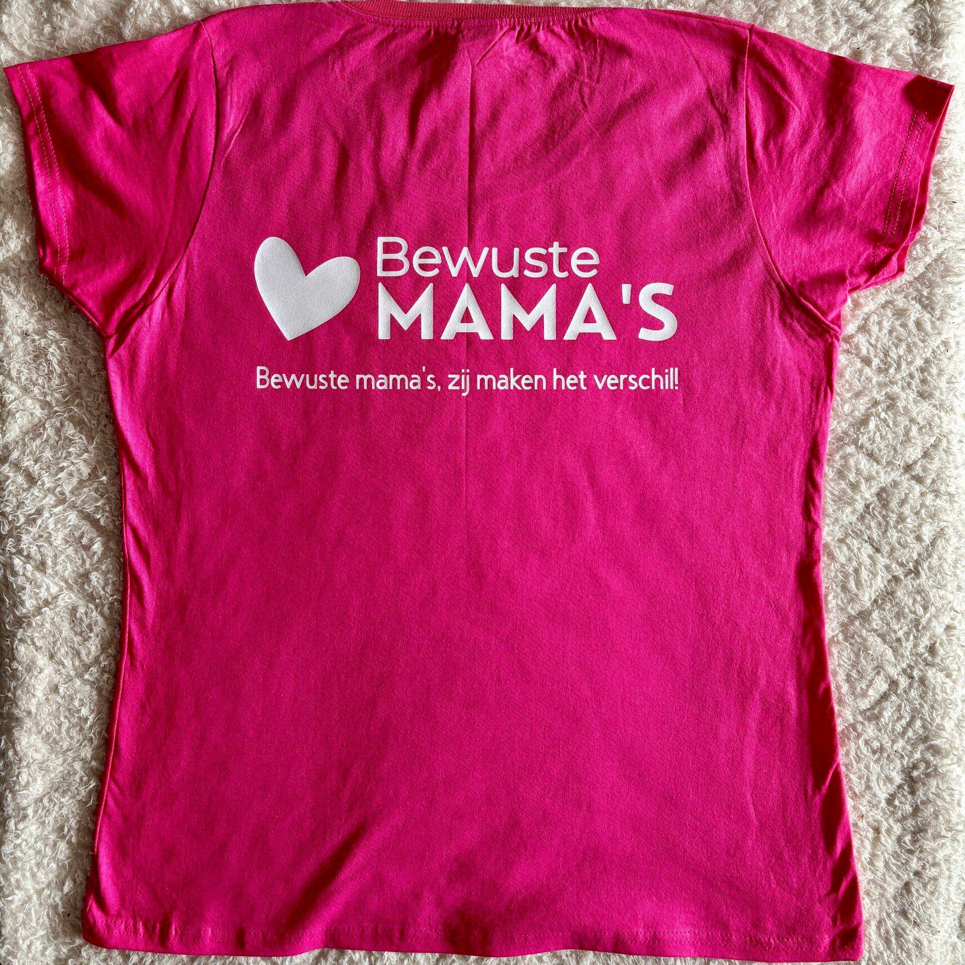 T-shirt met eigen tekst