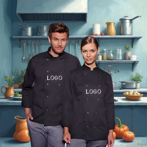 Chef jacket koksbuis met logo