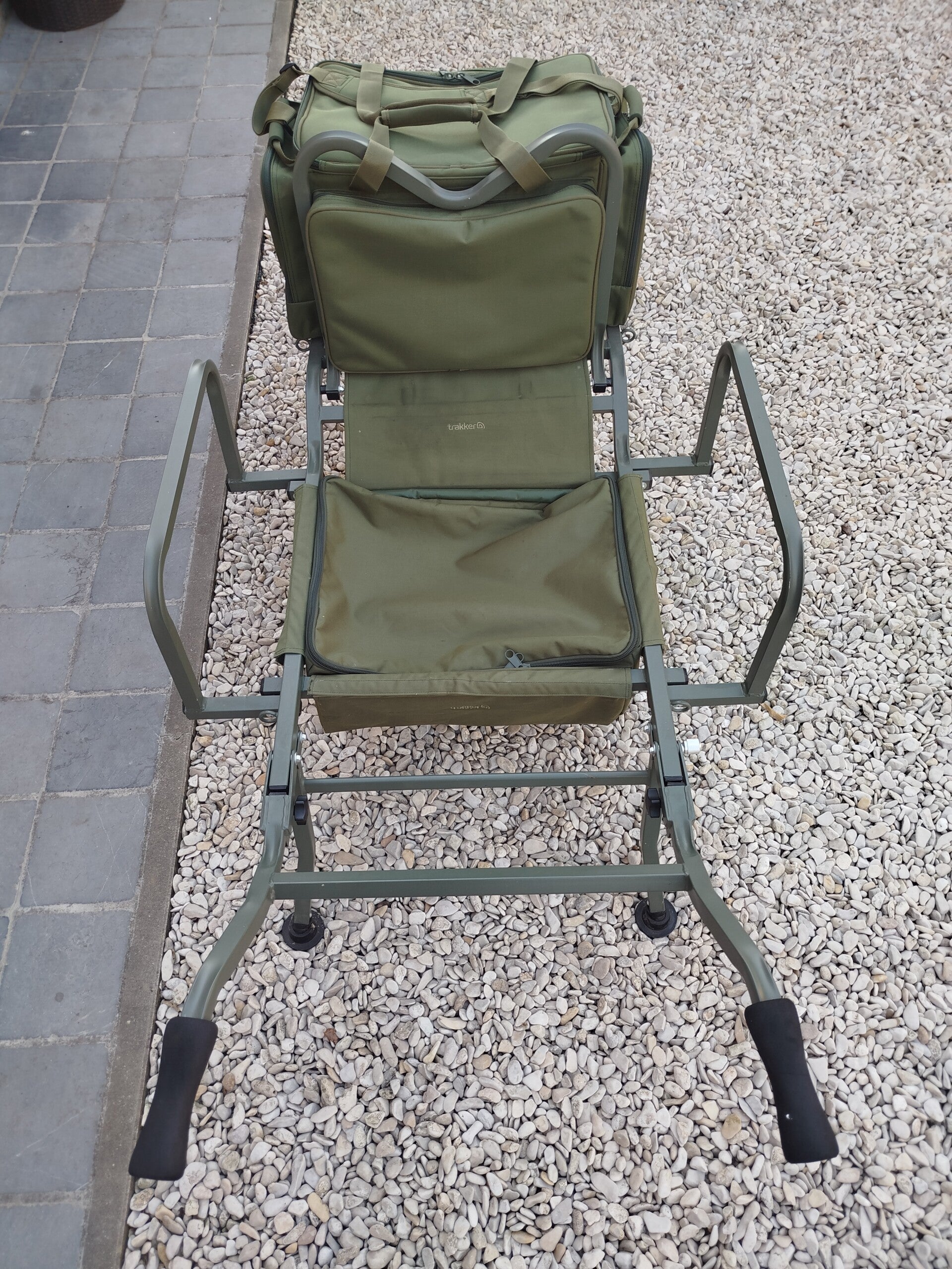 Trakker x-trail galaxy barrow met Trakker NXG compact barrowbag