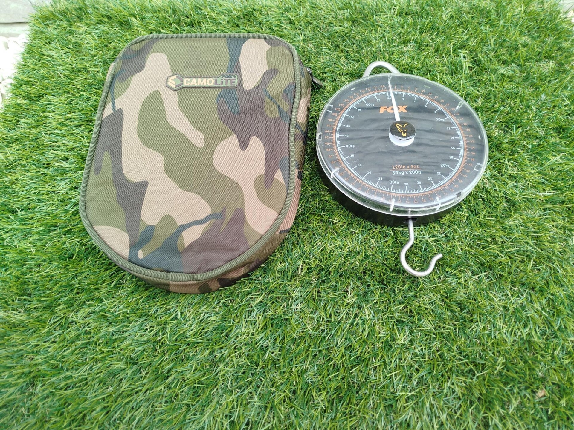 Fox Dial Scale + camolite scale pouch