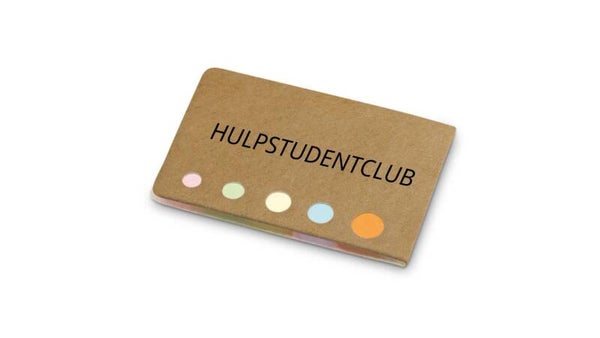hulpstudentclub 0 Zelfklevende memoblaadjes