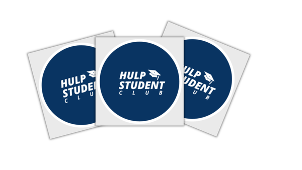 hulpstudentclub stickers 10x