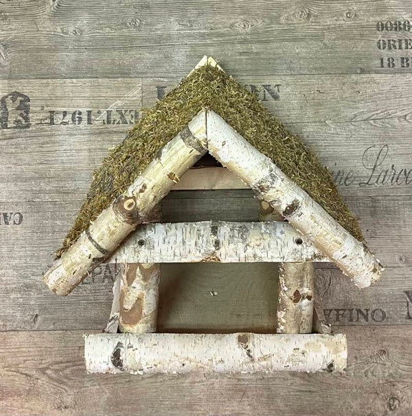 Unsere Moosvogelhäuser aus Birkenholz