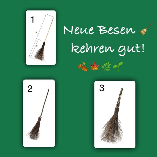 Unsere Reisig Besen