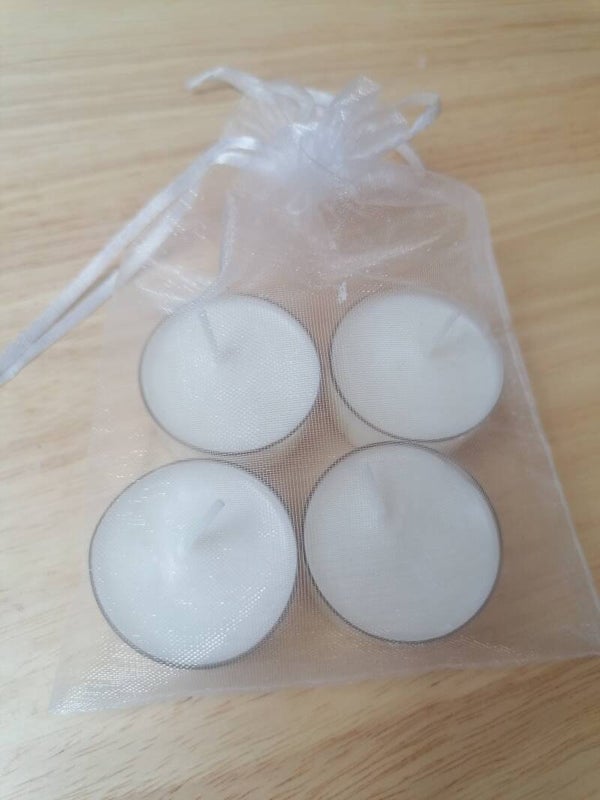 4x Teelichter