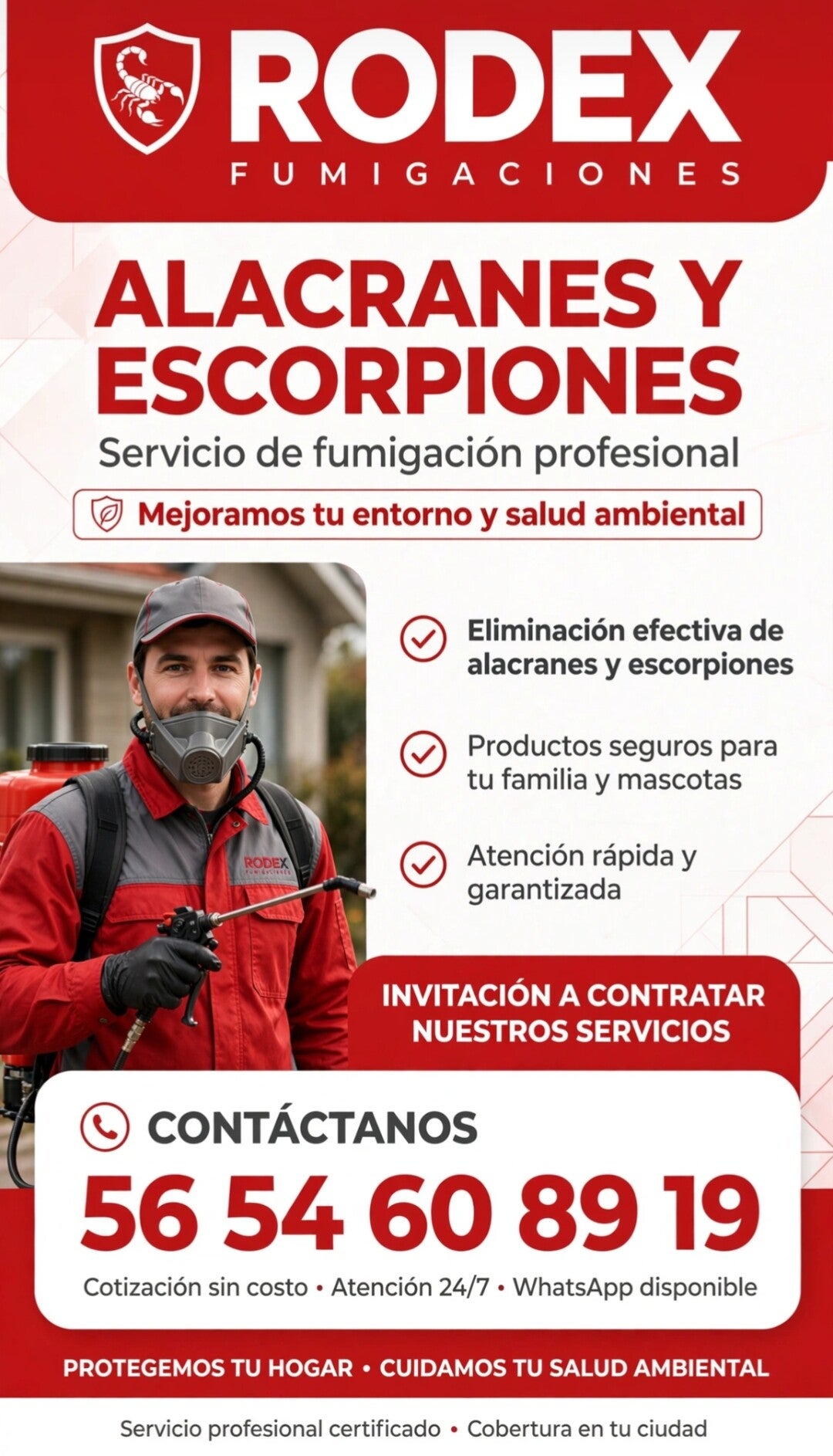 Fumigación profesional para casas y negocios en Ciudad Azteca Control de plagas efectivo para hogares en Ciudad Azteca Servicio de fumigación contra cucarachas en Ciudad Azteca Fumigación económica y segura para negocios en Ciudad Azteca Control profesion