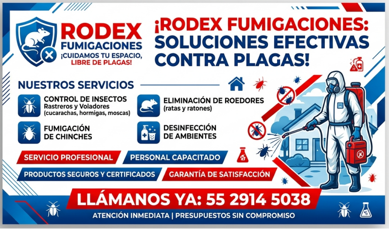 #FumigaciónDeCucarachas #CDMX #ControlDePlagas #ServicioProfesional #EliminaPlagas #ProtegeTuSalud #GarantíaTotal #AtenciónInmediata #PlagasFuera #ConfianzaLocal #CucarachasCDMX #FumigacionesSeguras #ExpertosEnPlagas