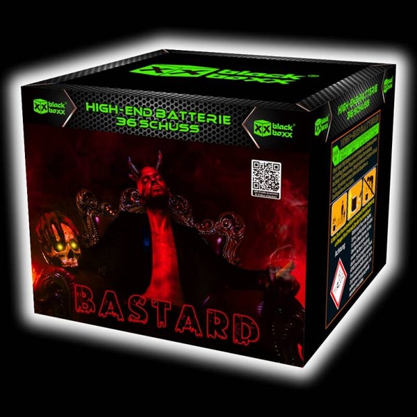 Bastard - Blackboxx - 36 Schuss - Laufzeit 70 s - Satzgewicht 488 g NEM - Durchmesser 25 mm