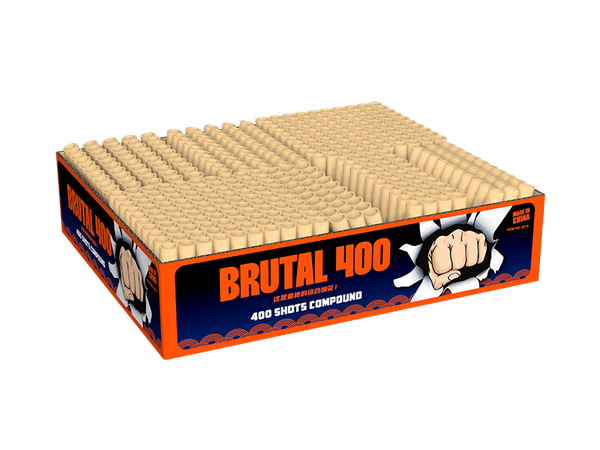 Brutal 400 - Wolff - 400 Schuss - Laufzeit 120 s - Satzgewicht 1981 g NEM - Durchmesser 20 mm