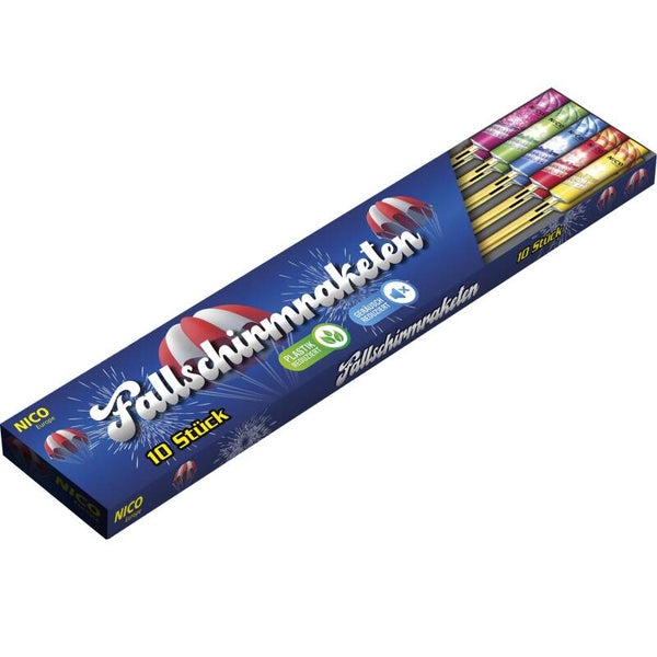 Fallschirm Raketen - NICO Europe - 10 Stück