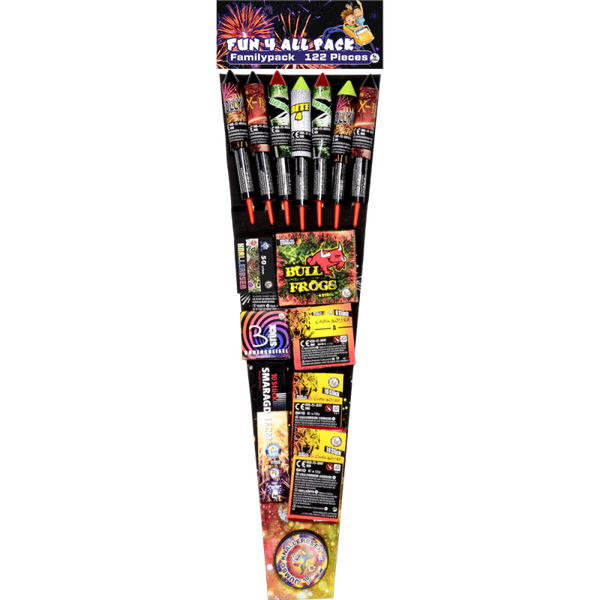 Fun 4 All Pack - Lesli - Raketenset - 7 Raketen - Satzgewicht 117 g NEM