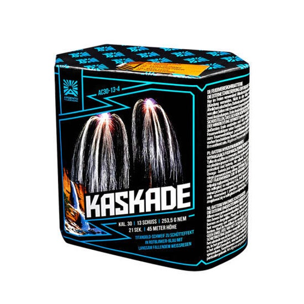 Kaskade - Argento - 13 Schuss - Laufzeit 21 s - 254 g NEM - Durchmesser 30 mm