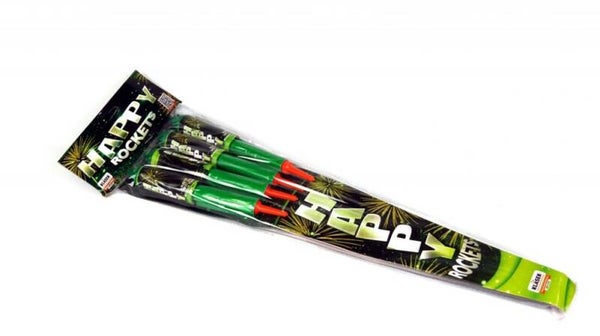 Happy Rocket - Klasek - Raketensortiment mit 4 Raketen