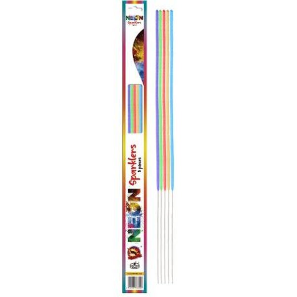 Neon Sparklers 60cm - SR Pyro - 5 Stück - 35 g NEM