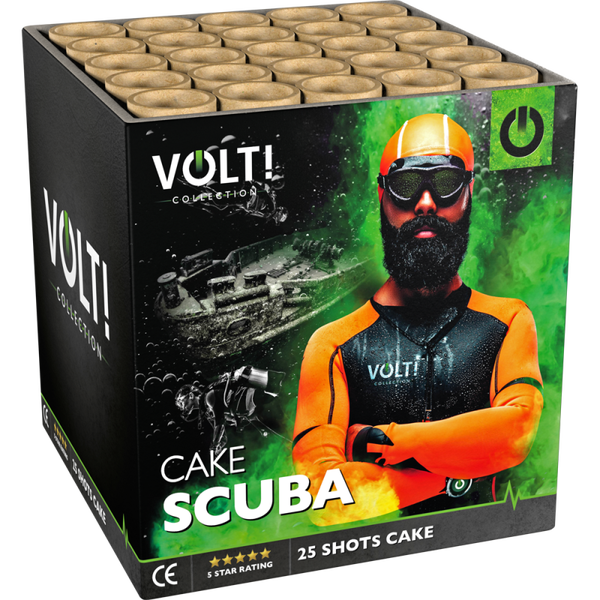 Scuba - VOLT! - 25 Schuss - Laufzeit 25s - Satzgewicht 499 g NEM - Durchmesser 30 mm