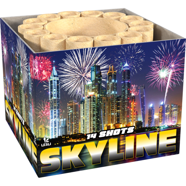 Skyline - Lesli - 14 Schuss - Laufzeit 22 s - Satzgewicht 103 g NEM - Durchmesser 20 mm