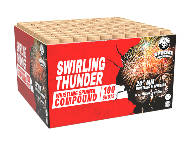 Swirling Thunder - Wolff - 100 Schuss - Laufzeit 158 s - Satzgewicht 832 g NEM - Durchmesser 20 mm