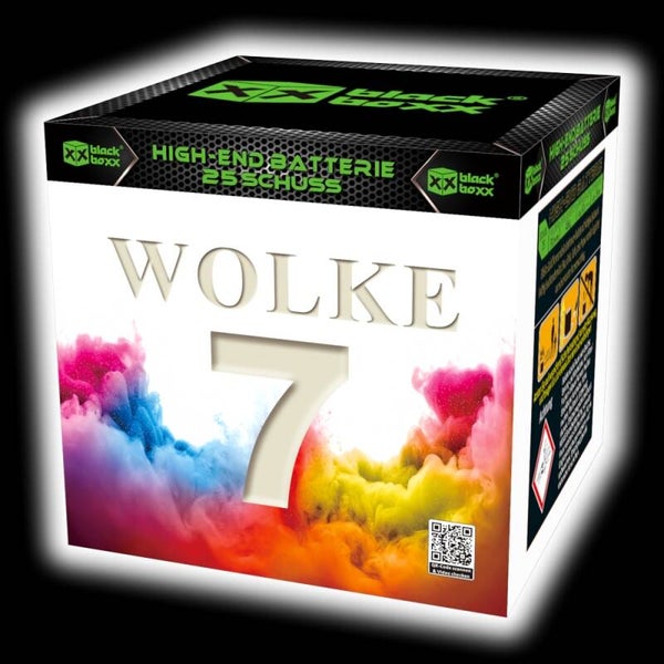 Wolke 7 - Blackboxx - 25 Schuss - Laufzeit 50 s - 486 g NEM - Durchmesser 30 mm