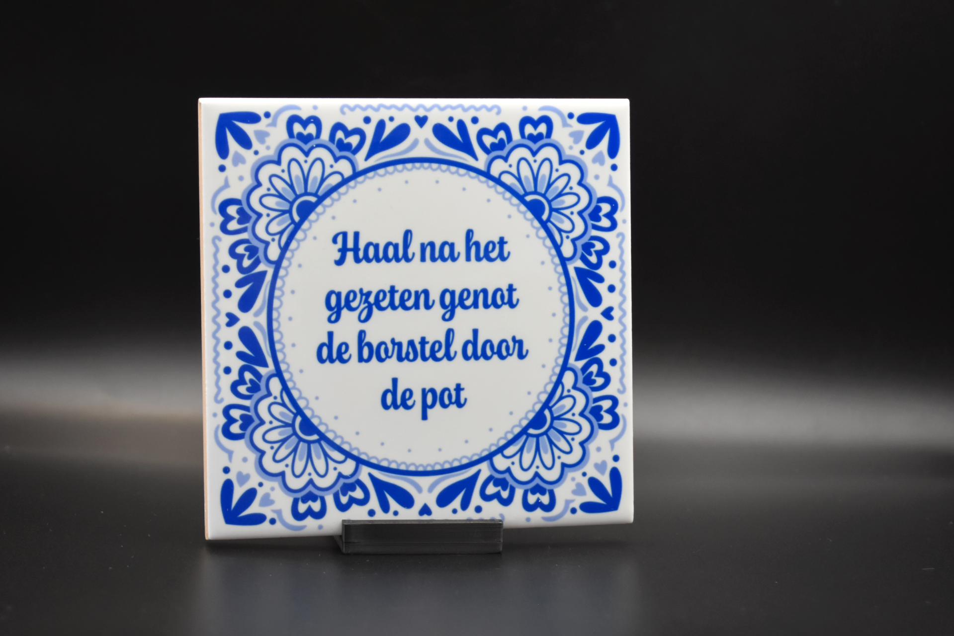 Tegeltje "Gezeten Genot"