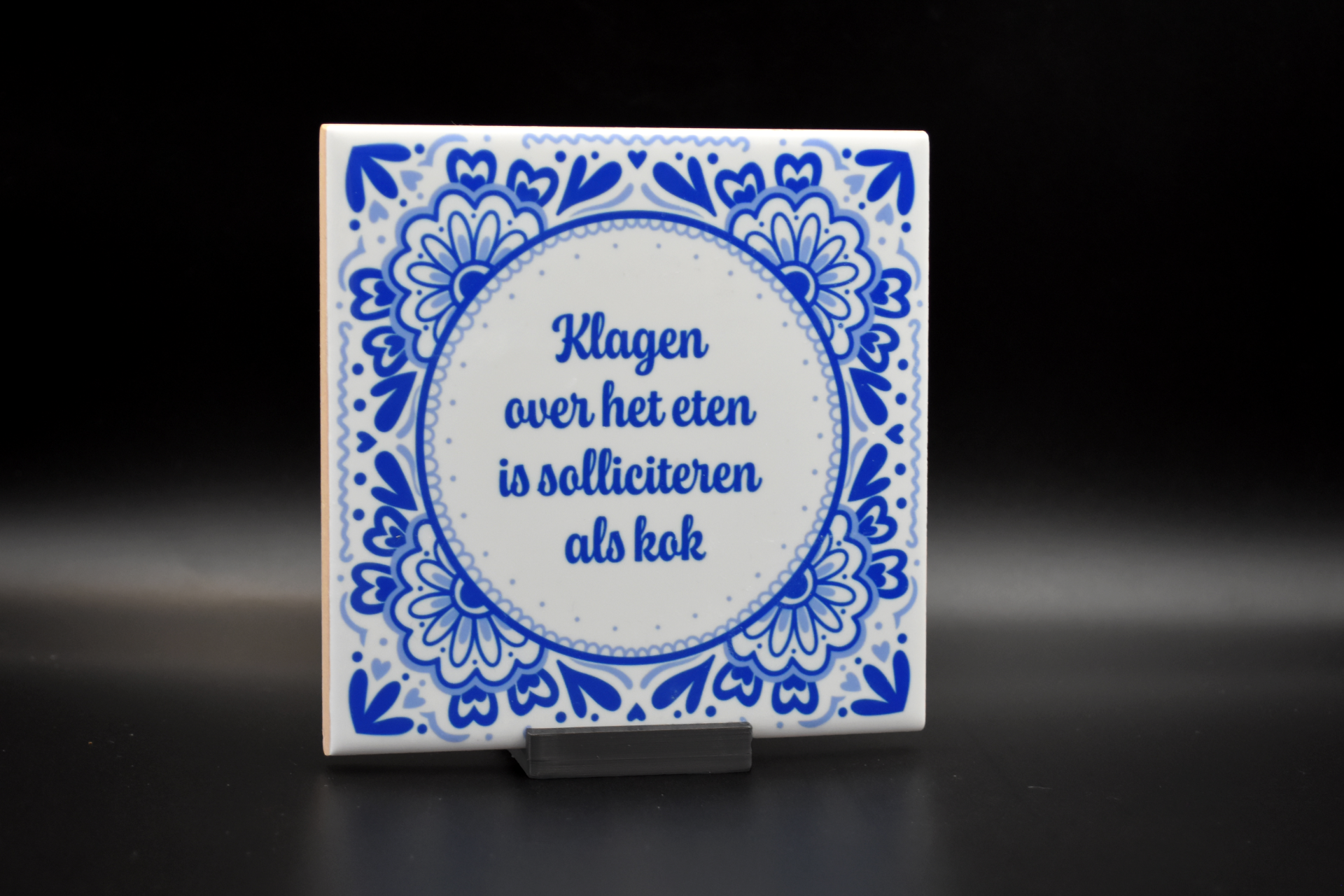 Tegeltje "Solliciteren als kok"
