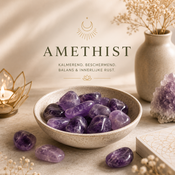 Amethist trommelsteen