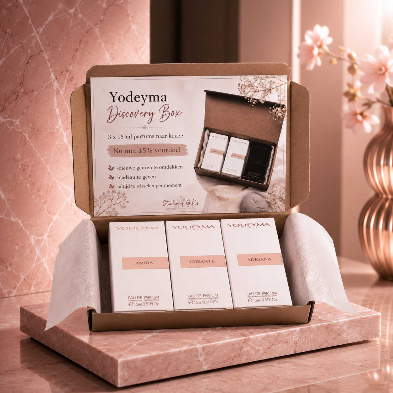 Discovery box Dames - 3 × 15 ml Parfum