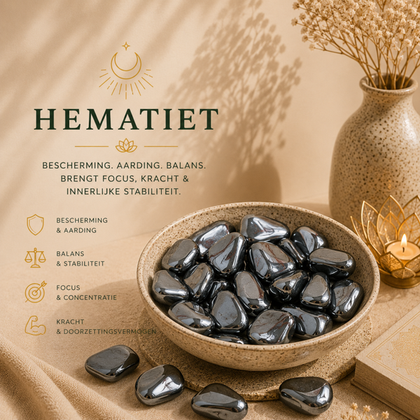 Hematiet trommelsteen