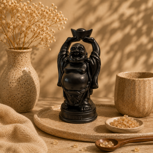 Boeddha Hotei met goudklomp