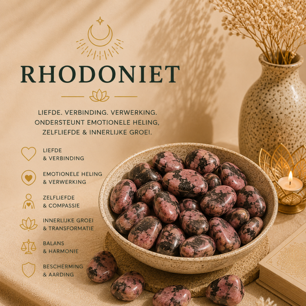 Rhodoniet trommelsteen