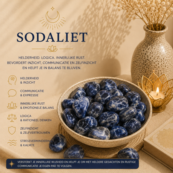 Sodaliet trommelsteen