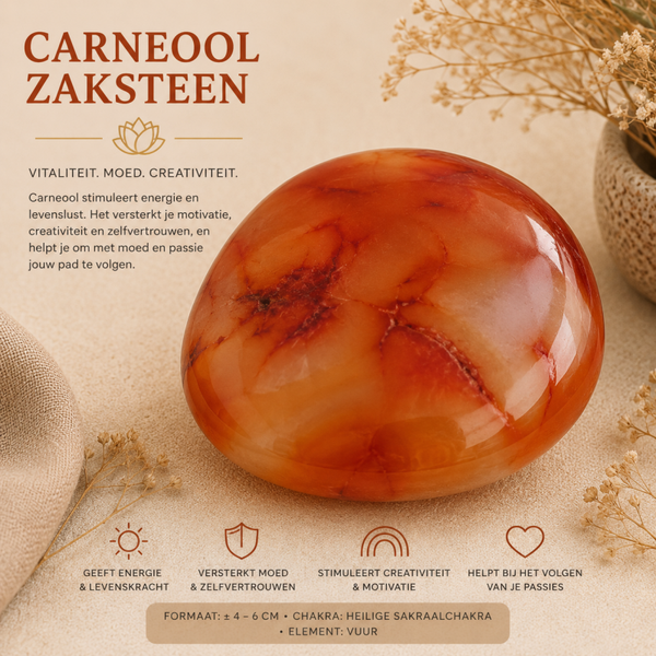 Carneool zaksteen