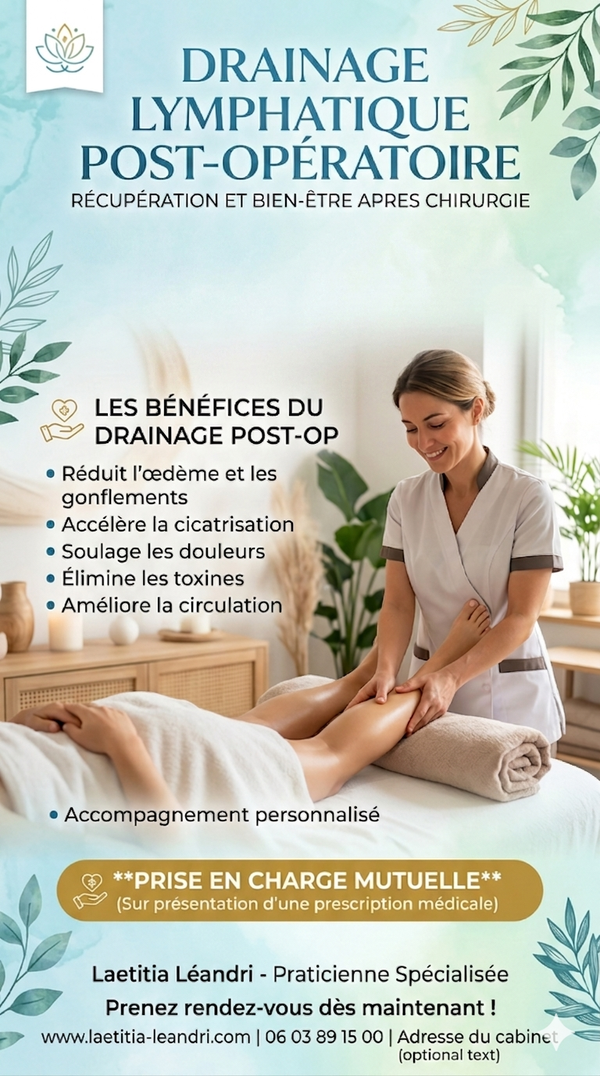Drainage Lymphatique Post Opératoire