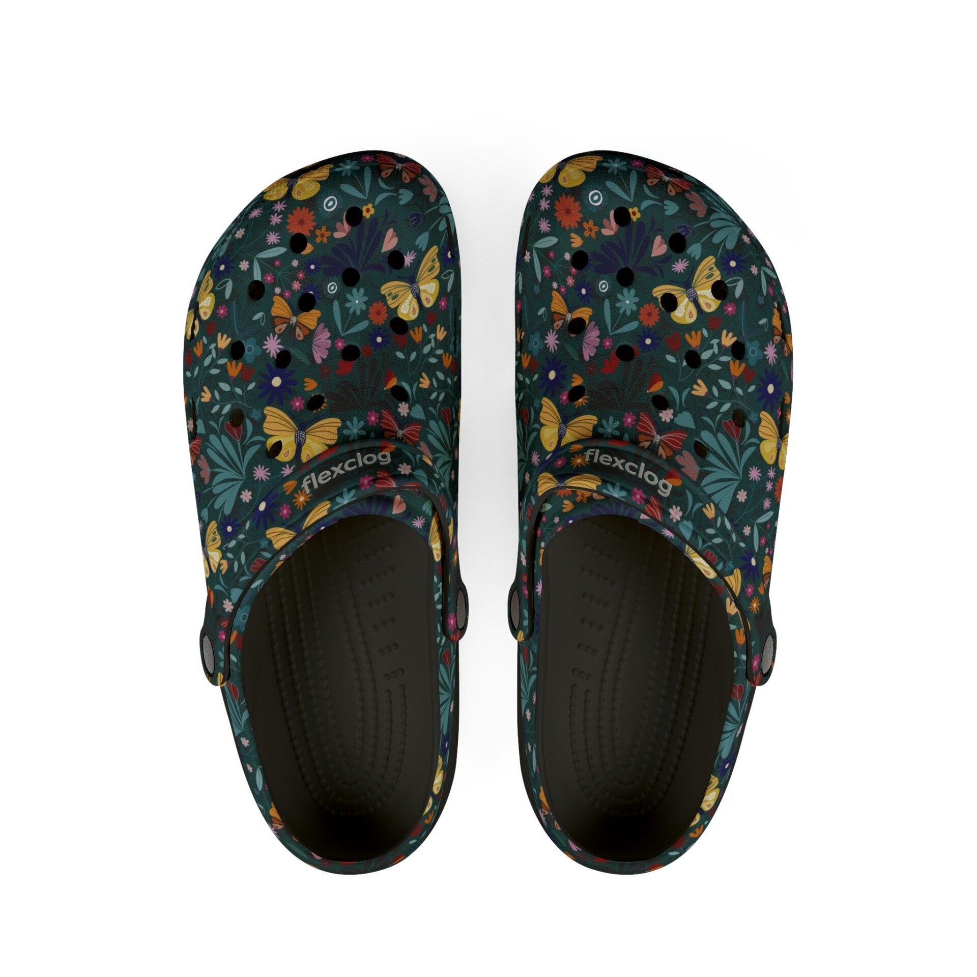 Butterfly Meadow Comfort Clogs