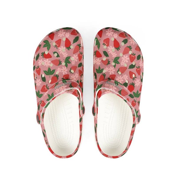 Strawberry Blossom Comfort Clogs