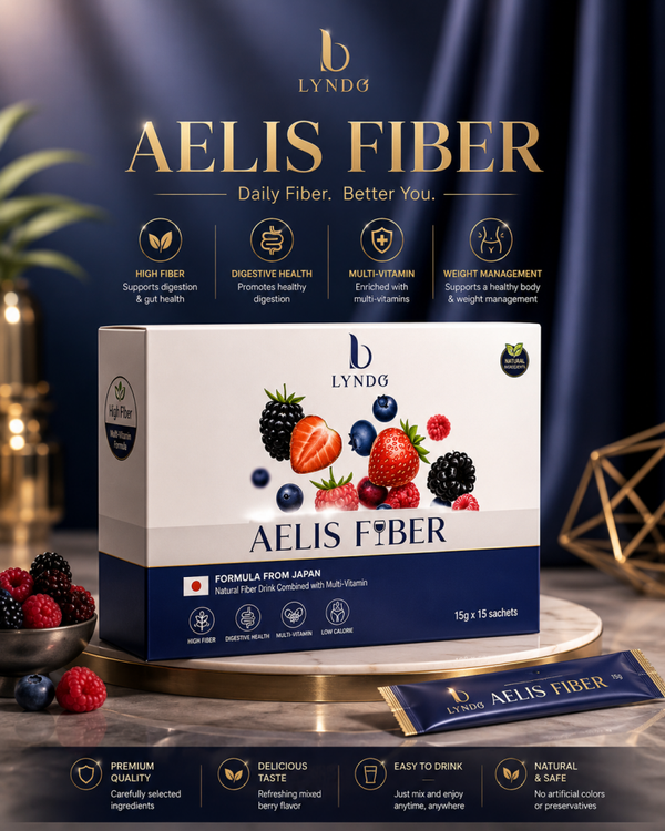 LYNDO  AELIS FIBER ហ្វៃប័រសម្រករាង លីនដូរ 15 piece