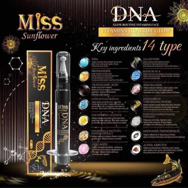 Miss Sunflower DNA Glow Routine Vitamin Face
